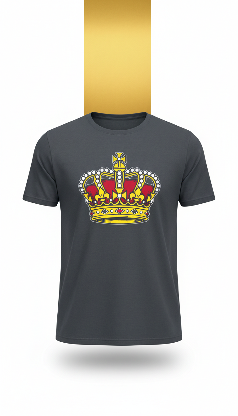 Royal crown emblem tee